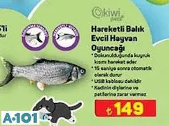 KİWİ PETS HAREKETLİ BALIK EVCİL HAYVAN OYUNCAĞI